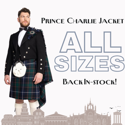 Prince Charlie Jacket and Waistcoat Set is Back In-stock!