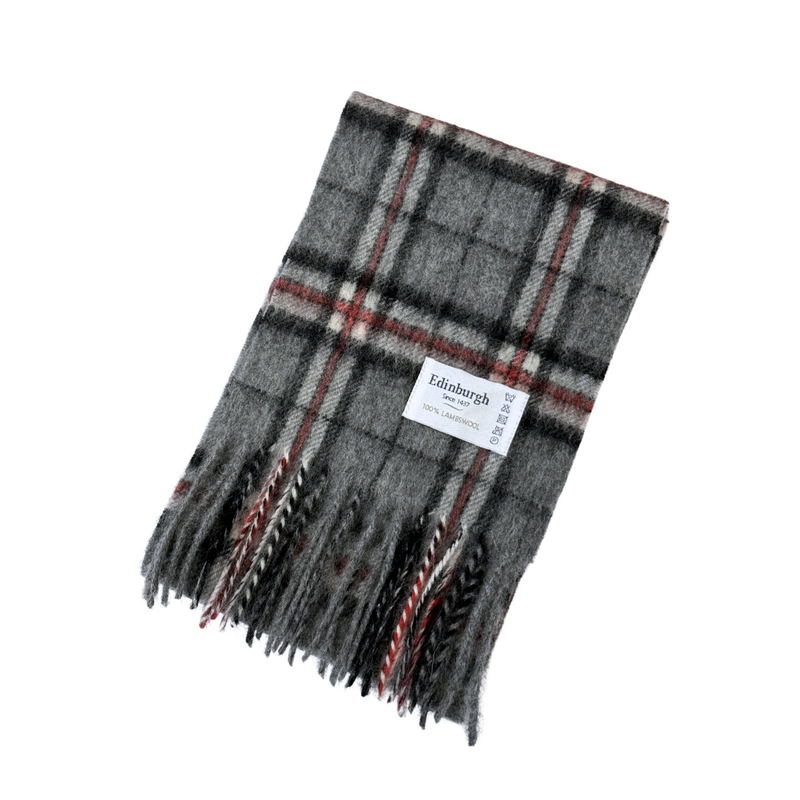 100% Lambswool Mini Tartan Scarf - 11 Colours