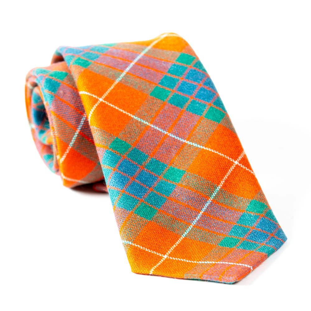 100% Wool Tartan Neck Tie - Fraser Red Ancient | Scotland Kilt Co