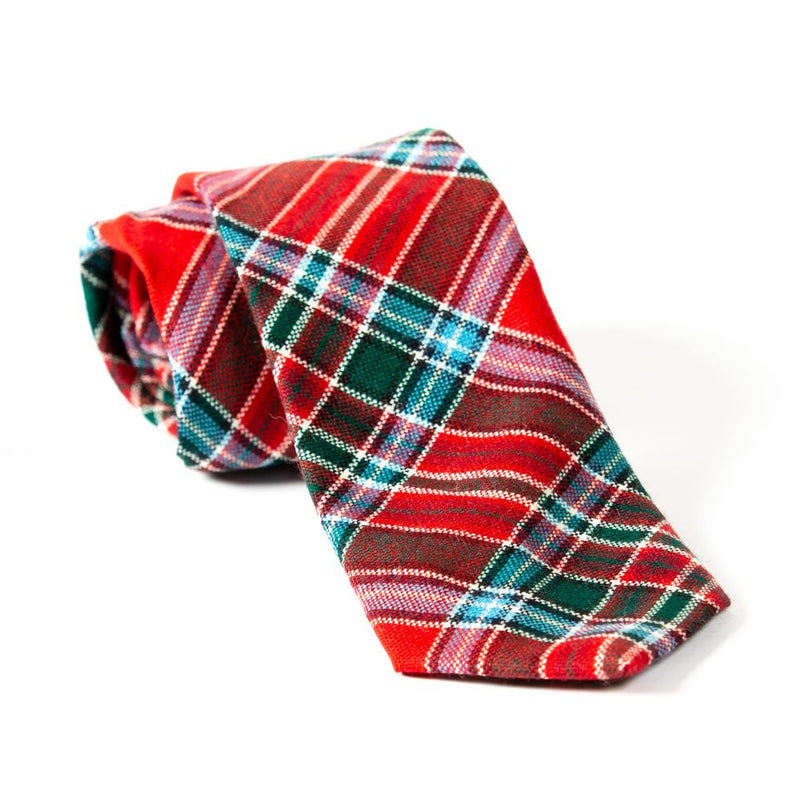 100% Wool Tartan Neck Tie - MacBean Modern