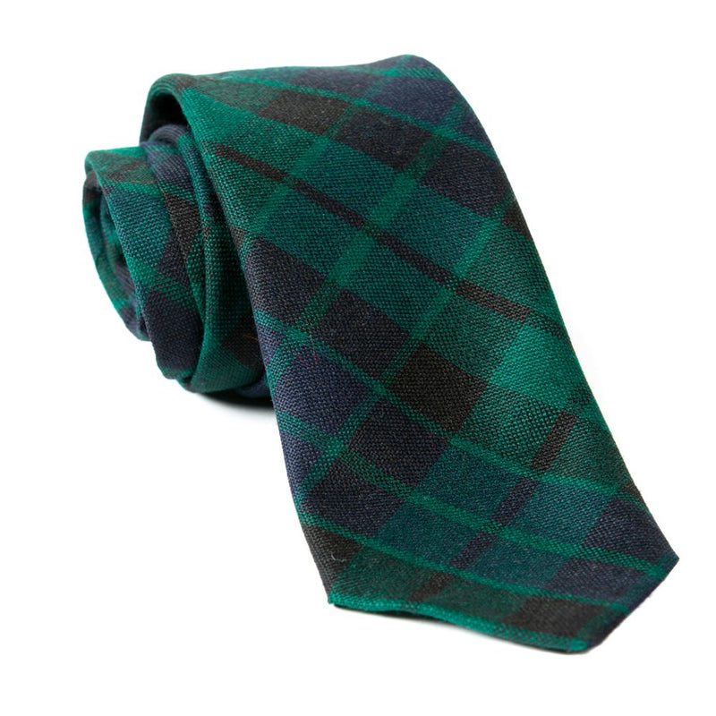 100% Wool Tartan Neck Tie - MacKay Modern