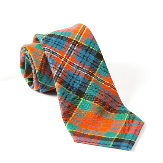 100% Wool Tartan Neck Tie - MacPherson Ancient