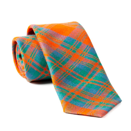 100% Wool Tartan Neck Tie - Matheson Ancient