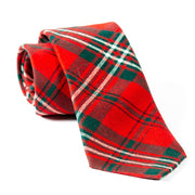 100% Wool Tartan Neck Tie - Scott Modern