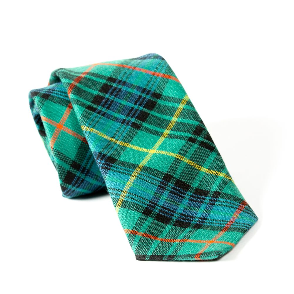 100% Wool Tartan Neck Tie - Stewart Hunting Ancient | Scotland Kilt Co