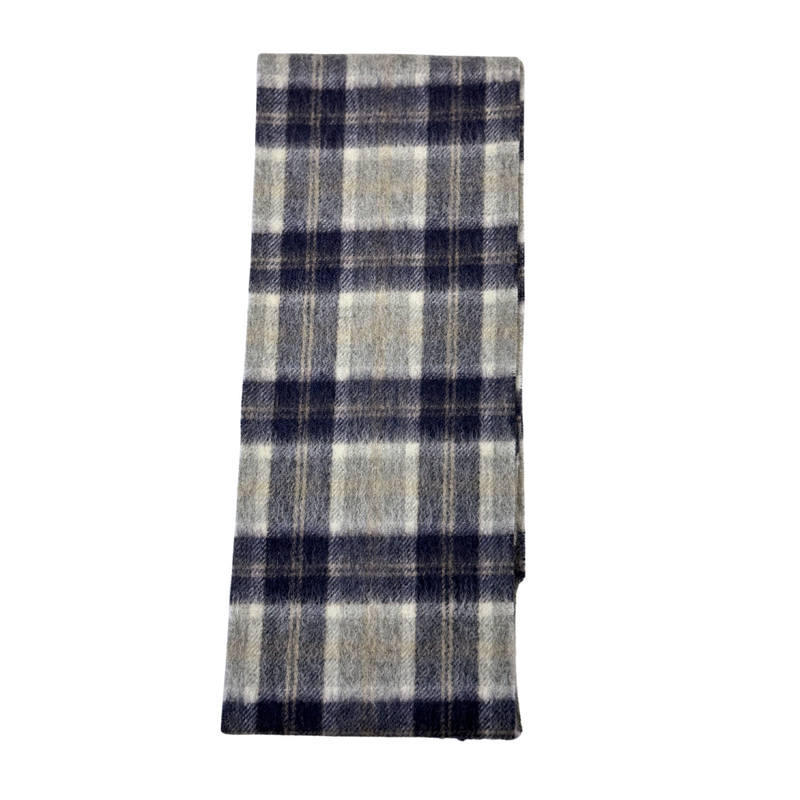 100% Lambswool Mini Tartan Scarf - 11 Colours