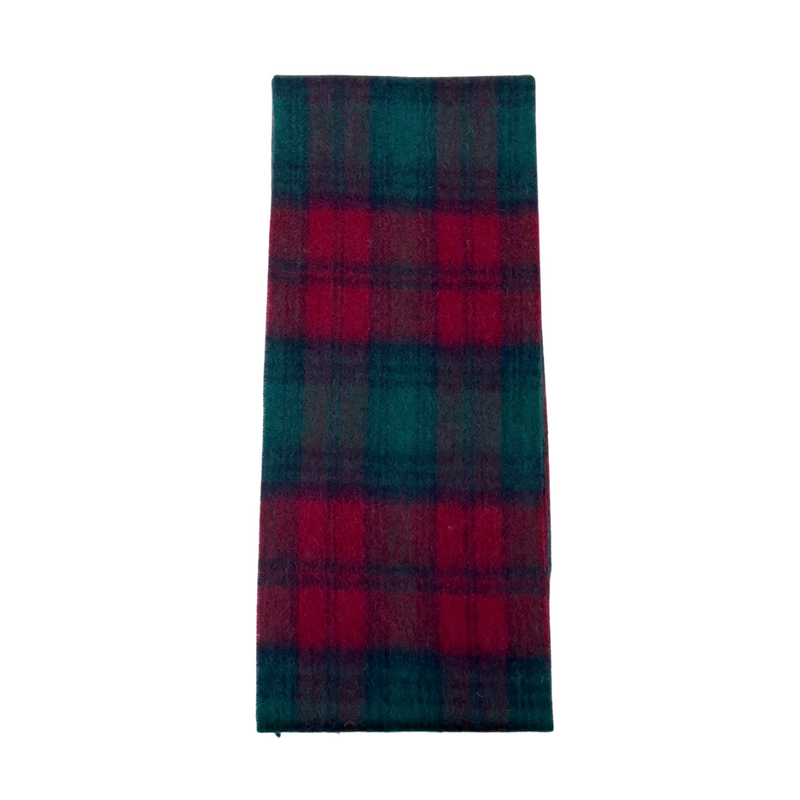 100% Lambswool Mini Tartan Scarf - 11 Colours