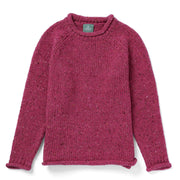 Ladies Donegal Tweed Wool Roll Neck Sweater by Aran Mills - 3 Colours