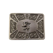 Contemporary Celtic Kilt Buckle - Lion Rampant - Antique Finish