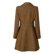 Women's Harris Tweed Coat - Bridget - Brown Check