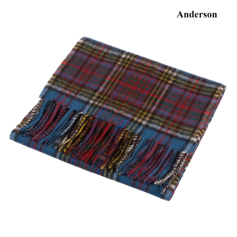 Cashmere Tartan Scarf - 8 Tartans