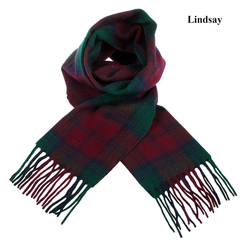 Cashmere Tartan Scarf - 8 Tartans