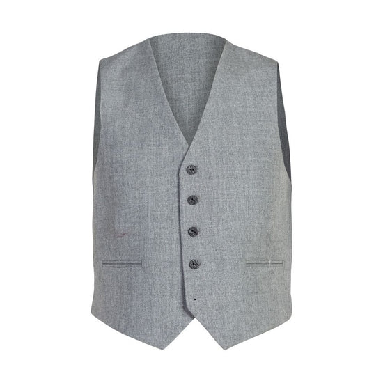 Men's 5 Button Waistcoat - Light Grey - Clearance