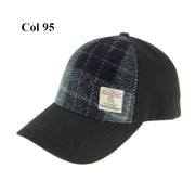 Ladies Baseball Cap with 100% Harris Tweed