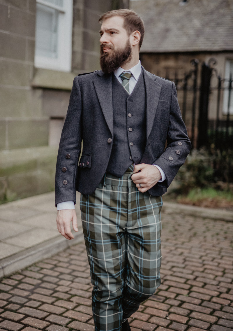 Men's Polyviscose Tartan Trews - Douglas Weathered