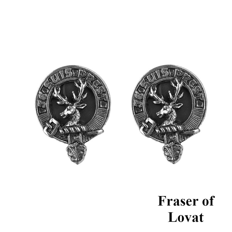 Clan Crest Cufflinks - Fraser of Lovat