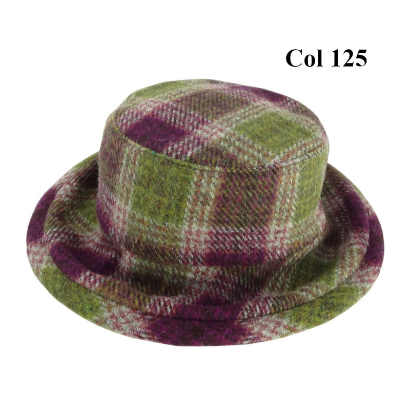 Ladies 100% Harris Tweed Cloche Hat