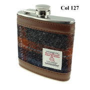 6oz Harris Tweed Hip Flask