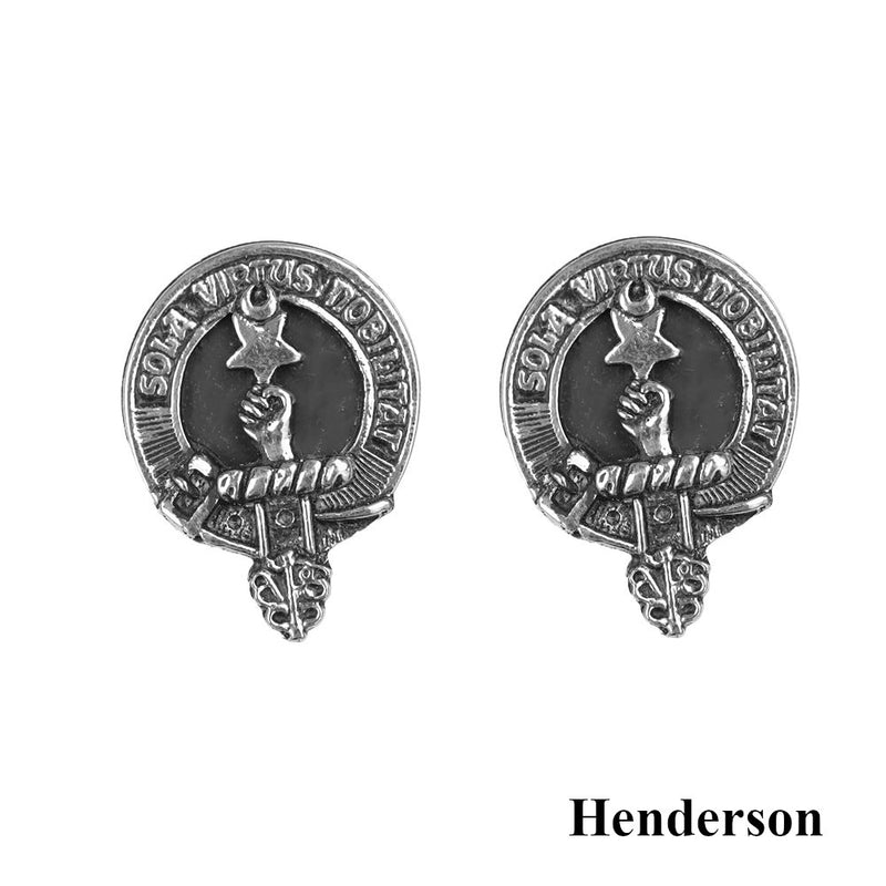 Clan Crest Cufflinks - Henderson