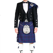 Luxury Prince Charlie Jacket Outfit with 8 Yard 16oz Lochcarron Strome Kilt - Made to Order