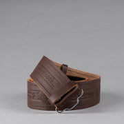 Kids Celtic Leather Kilt Belt - Brown