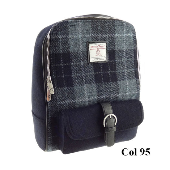 Harris Tweed Two Tone Backpack - Naver