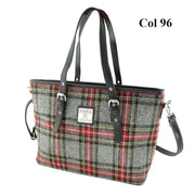 Harris Tweed Large Tote Bag with Shoulder Straps - Spey