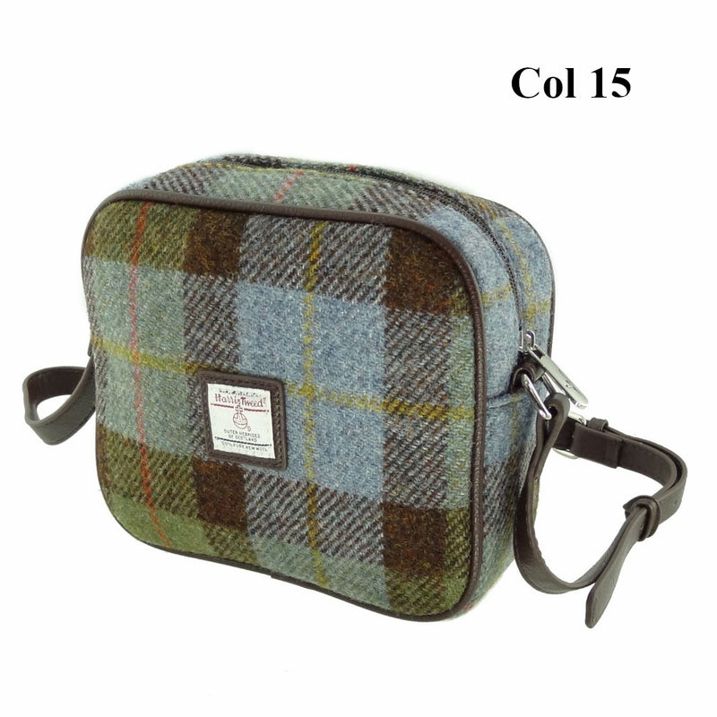 Harris Tweed Square Mini Bag - Almond