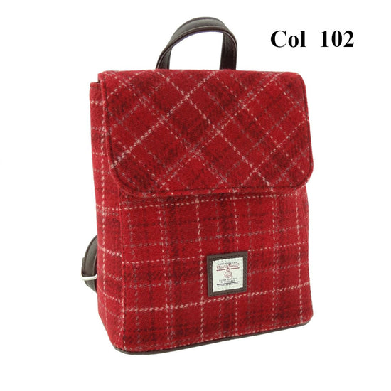 Harris Tweed Mini Backpack - Tummel