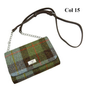 Harris Tweed Wallet Shoulder Bag - Strathy