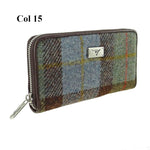 Harris Tweed Long Zip Purse - Staffa