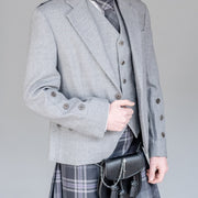 Men's Light Grey Braemar Jacket & Vest - CLEARANCE