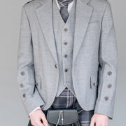 Men's Light Grey Braemar Jacket & Vest - CLEARANCE