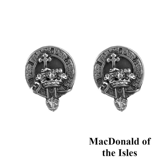 Clan Crest Cufflinks - MacDonald of the Isles