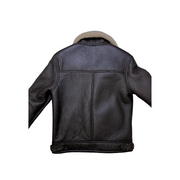 Men's Aviator Leather Coat - Blenheim - Distressed Dark Brown - CLEARANCE