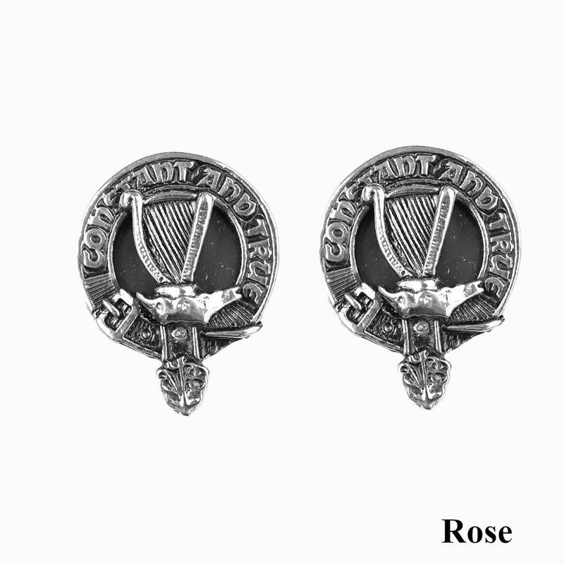 Clan Crest Cufflinks - Rose