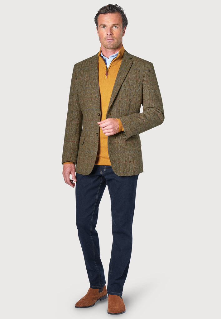 Mens Harris Tweed Classic Fit Jacket - Stromay | Scotland Kilt Co