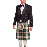 Economy Prince Charlie Jacket Outfit with 16oz 8 Yard Wool Kilt - Made to Order