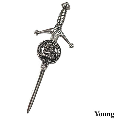 Clan Crest Kilt Pin - Young