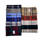 100% Lambswool Mini Tartan Scarf - 11 Colours