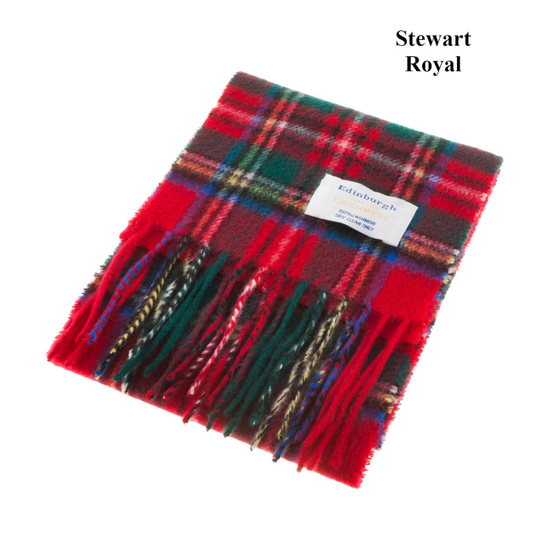 Cashmere Tartan Mini Scarf