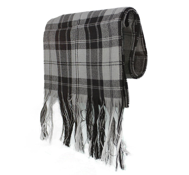 100% Wool Tartan Sash - Douglas Grey