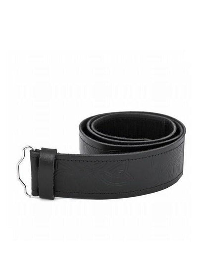 Embossed Gothic Velcro Kilt Belt