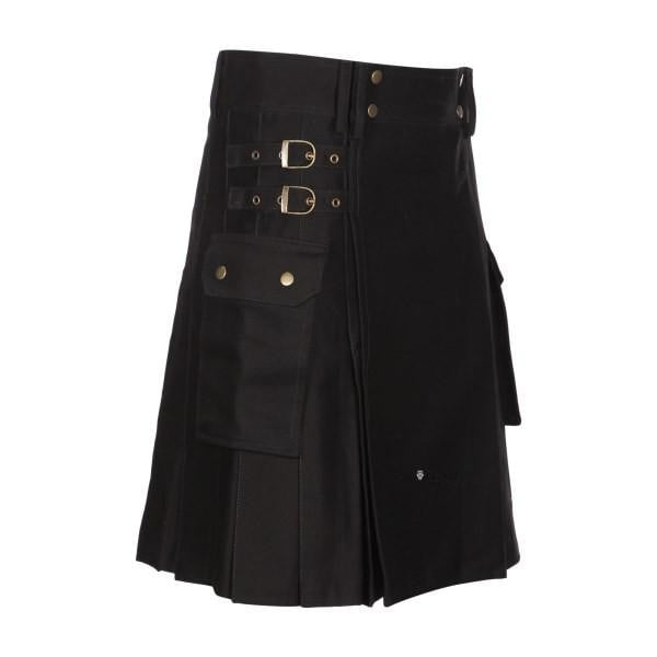 Black Utility Kilt | Scotland Kilt Co