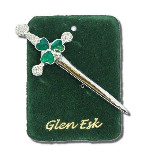 Antique Irish newest Shamrock Stick Pin