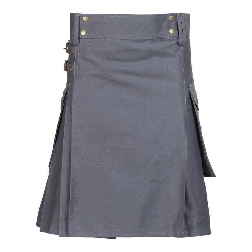 Dark Grey Utility Kilt | Scotland Kilt Co