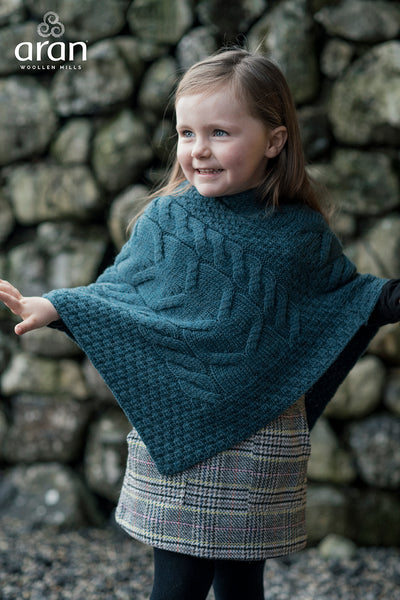 Aran poncho on sale