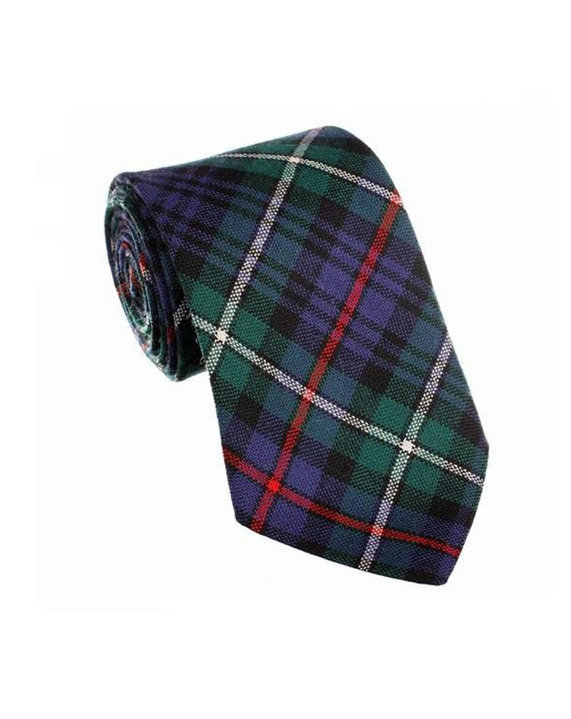 100% Wool Tartan Neck Tie - Mackenzie Modern