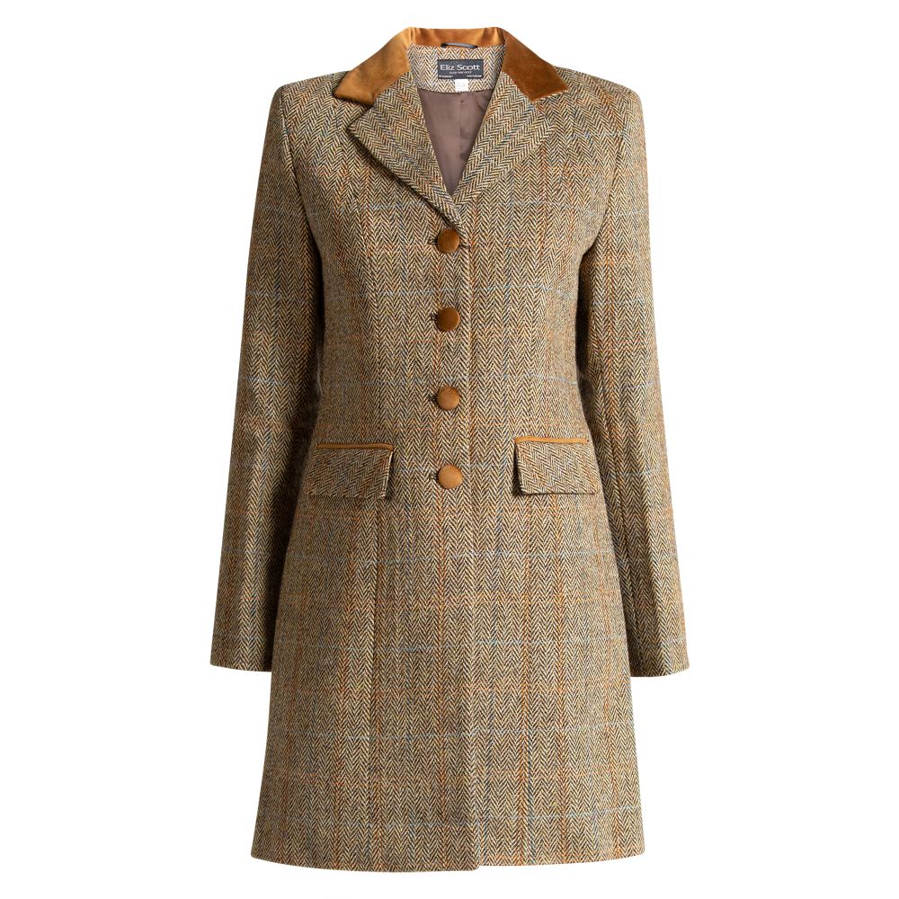 Tweed trench coat clearance women's