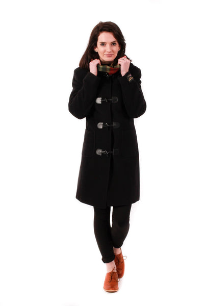 Women's Duffle Coat in Black